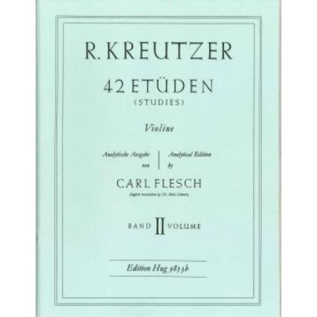 KREUTZER:42 ETUDEN/STUDIES VOL.2 (FLESCH)
