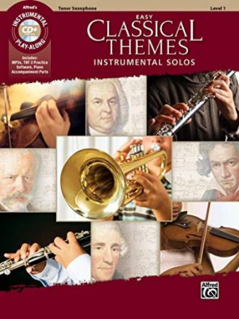 EASY CLASSICAL THEMES PLAY ALONG TENOR SAXOPHONE + CD