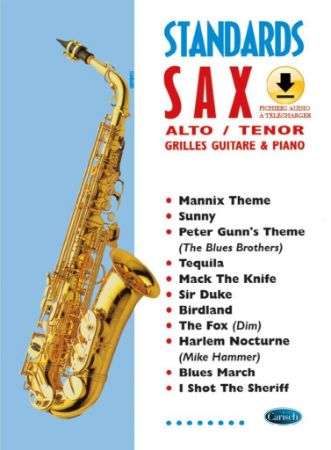 STANDARDS SAX ALTO/TENOR & PIANO + AUDIO ACCESS
