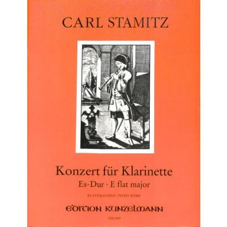 STAMITZ:KONZERT FUR KLARINETTE ES-DUR CLARINET AND PIANO