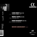 DEBUSSY,CHOPIN,MUSSORGSKY:WORKS FOR PIANO/BEHZOD ABDURAIMOV