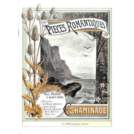 CHAMINADE:PIECES ROMANTIQUES POUR A QUATRE MAINS