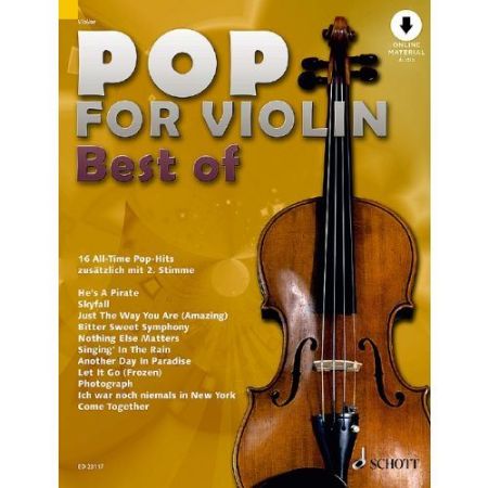 POP FOR VIOLIN BEST OF  + AUDIO ACCESS