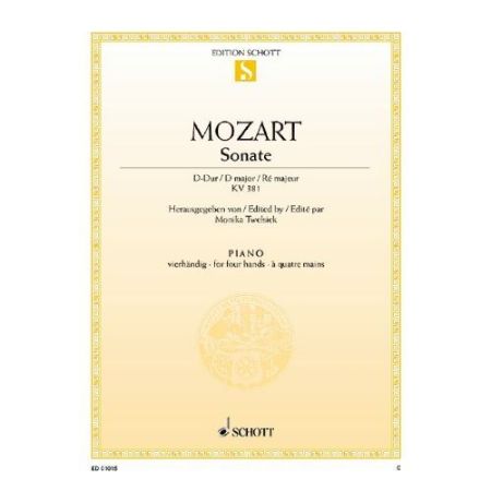MOZART:SONATE D-DUR KV 381 PIANO 4 HANDS