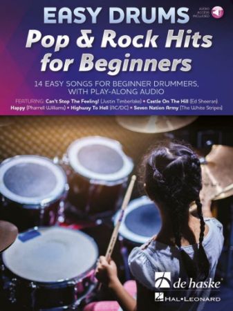 EASY DRUMS POP & ROCK HITS FOR BEGINNERS + AUDIO ACCESS