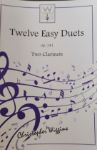 WIGGINS:TWELVE EASY DUETS OP.141 TWO CLARINETS