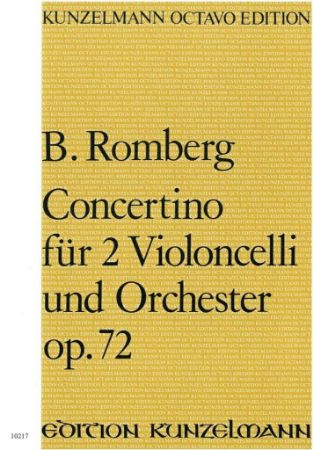 ROMBERG:CONCERTINO FUR 2 VIOLONCELLI UND ORCHESTER OP.72 SCORE