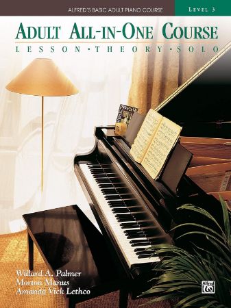PALMER:ALFRED'S BASIC ADULT PIANO COURSE ADULT ALL IN ONE COURSE LEVEL 3