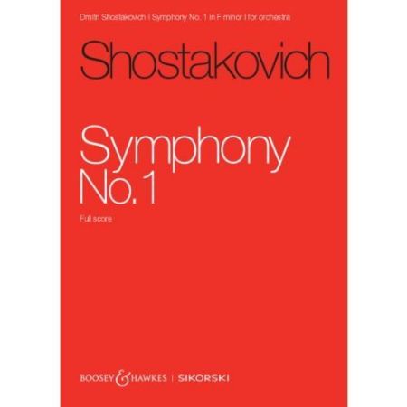 SHOSTAKOVICH:SYMPHONY NO.1 FULL SCORE
