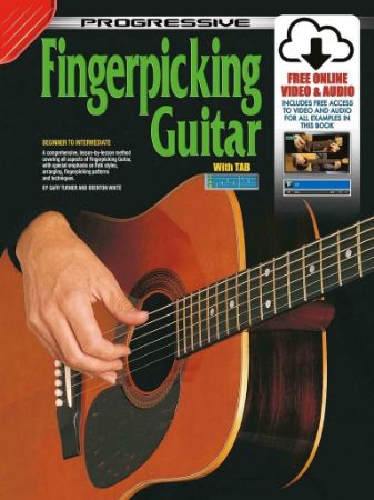 TURNER:FINGERPICKING GUITAR WITH TAB + AUDIO,VIDEO ACCESS