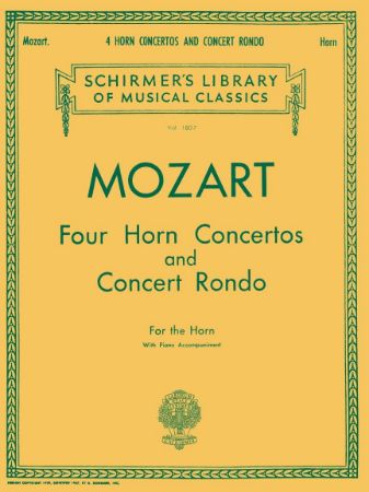 MOZART:FOUR HORN CONCERTOS HORN AND PIANO