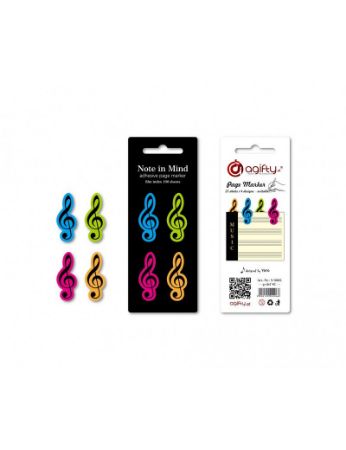 DP OZNAČEVALEC STRANI SAMOLEPILNI VIOLINSKI KLJUČ BARVNI