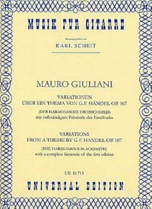 GIULIANI M:VARIATIONS ON A THEME