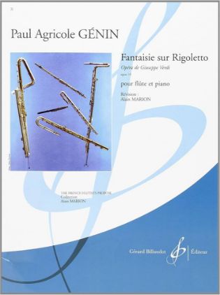 GENIN:FANTAISIE SUR RIGOLETTO OP.19  FLUTE AND PIANO