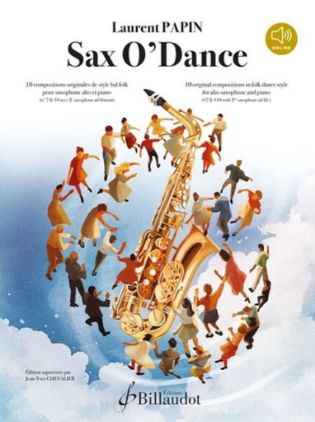 PAPIN:SAX O'DANCE FOR ALTO SAXOPHONE AND PIANO + AUDIO ONLINE