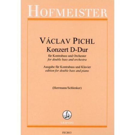 PICHL:KONZERT D-DUR DOUBLE BASS AND PIANO