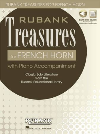 RUBANK TREASURES FOR FRENCH HORN + AUDIO ONLINE