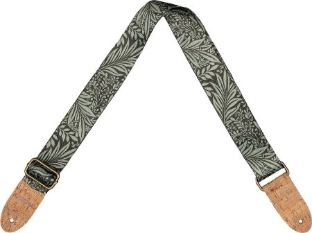 CASCHA PAS ZA KITARO Guitar Strap Vegan Cork - Olive Jungle