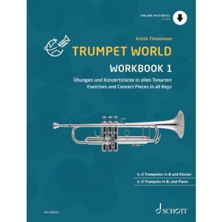 THIELEMANN:TRUMPET WORLD WORKBOOK 1 + AUDIO ACCESS