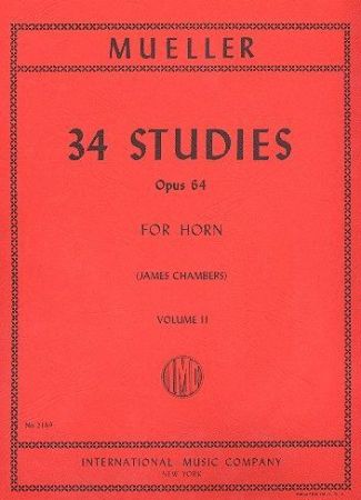 MUELLER:34 STUDIES OP.64 FOR HORN 2