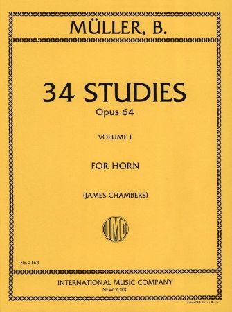 MULLER:34 STUDIES OP.64/1 FOR HORN