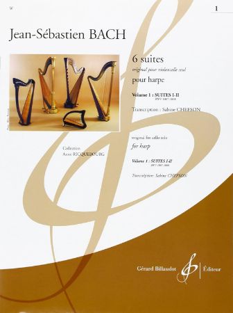 BACH J.S.:6 SUITES VOL.1 HARP