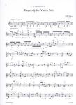 PAPP:RHAPSODY FOR VIOLIN SOLO