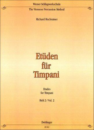 HOCHRAINER:ETUDEN FUR TIMPANI HEFT 2
