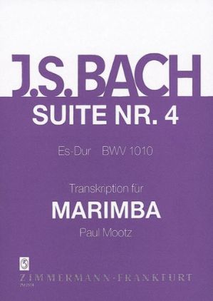 BACH J.S.:SUITE NR.4 BWV 1010 MARIMBA