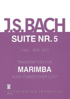 BACH J.S.:SUITE NR.5 BWV 1011 MARIMBA