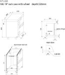 POWER DYNAMIS PD-F16U8 19" Rackcase 16U with Wheels