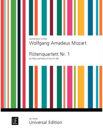 MOZART:FLOTENQUARTETT NR.1 D-DUR KV 285 FUR FLOTE UND KLAVIER