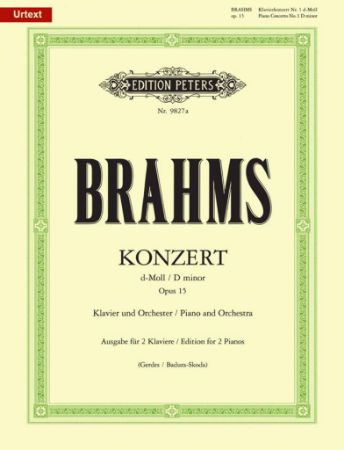 BRAHMS:KONZERT KLAVIER D-MOLL OP.15 EDITION FOR 2 PIANOS
