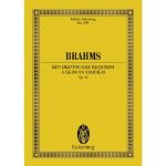 BRAHMS:A GERMAN REQUIEM OP.45 STUDY SCORE