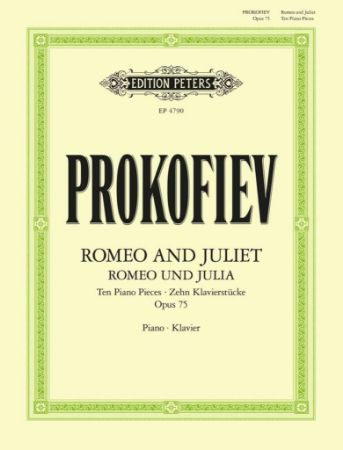 PROKOFIEV:ROMEO AND JULIET OP.75 FOR PIANO