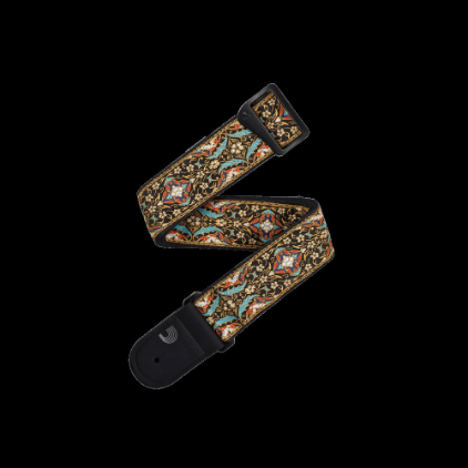 PAS ZA KITARO PLANET WAVES Persian Woven, Black & Gold Pattern