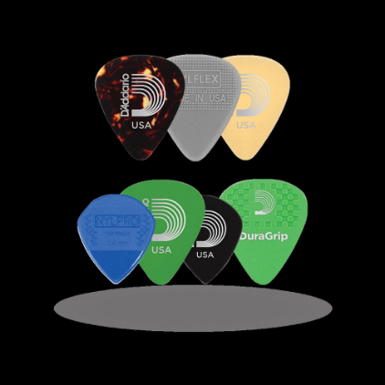 DRSALICE PLANET WAVES Guitar Pick Variety pack Medium Gauge, 7-Pack 1XVP4-5
