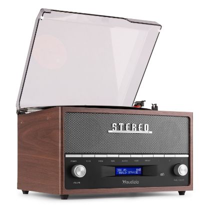 Audizio gramofon Frisco Retro Record Player DAB+ Radio