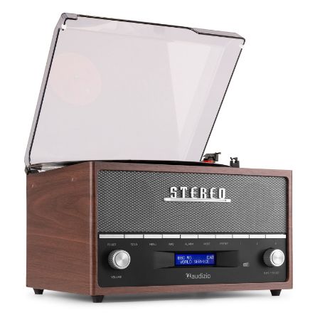 Audizio gramofon Frisco Retro Record Player DAB+ Radio