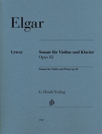 ELGAR:VIOLIN SONATA OP.82 VIOLIN AND PIANO