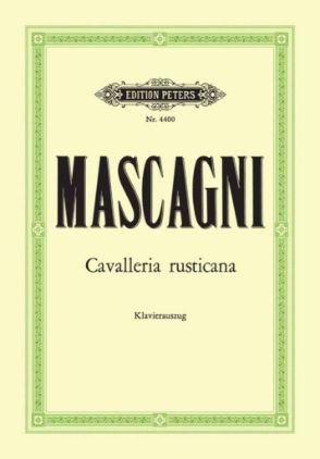 MASCAGNI:CAVALLERIA RUSTICANA VOCAL SCORE