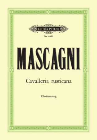 MASCAGNI:CAVALLERIA RUSTICANA VOCAL SCORE