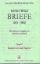 HUGO WOLF BRIEFE 1873-1901 BAND 4 KOMMENTAR UND REGISTER