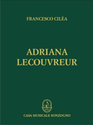 CILEA:ADRIANA LECOUVREUR VOCAL SCORE