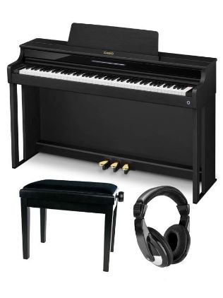 CASIO AP-550BK NEW CELVIANO SET DIGITALNI PIANINO S STOLOM IN SLUŠALKAMI