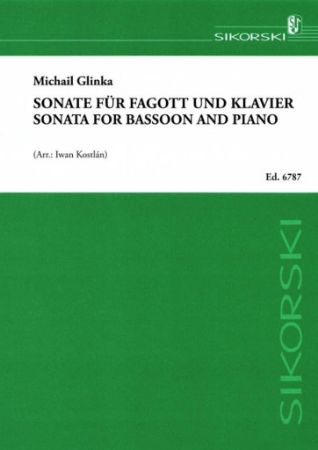 GLINKA:SONATA FOR BASSOON AND PIANO