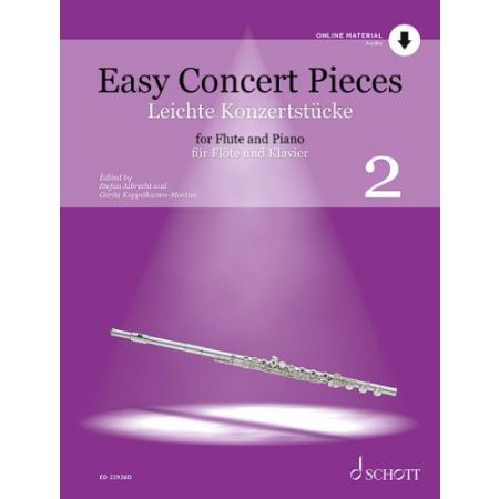 EASY CONCERT PIECES VOL.2 FLUTE AND PIANO + AUDIO ACCESS