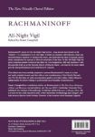RACHMANINOFF:VESPERS ALL NIGHT VIGIL OP.37 SATB + AUDIO ACCESS