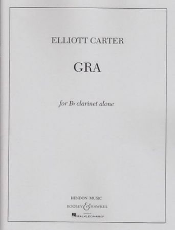 CARTER:GRA CLARINET SOLO