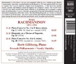 RACHMANINOV:PIANO CONCERTOS NOS.1 & 4/BORIS GILTBURG